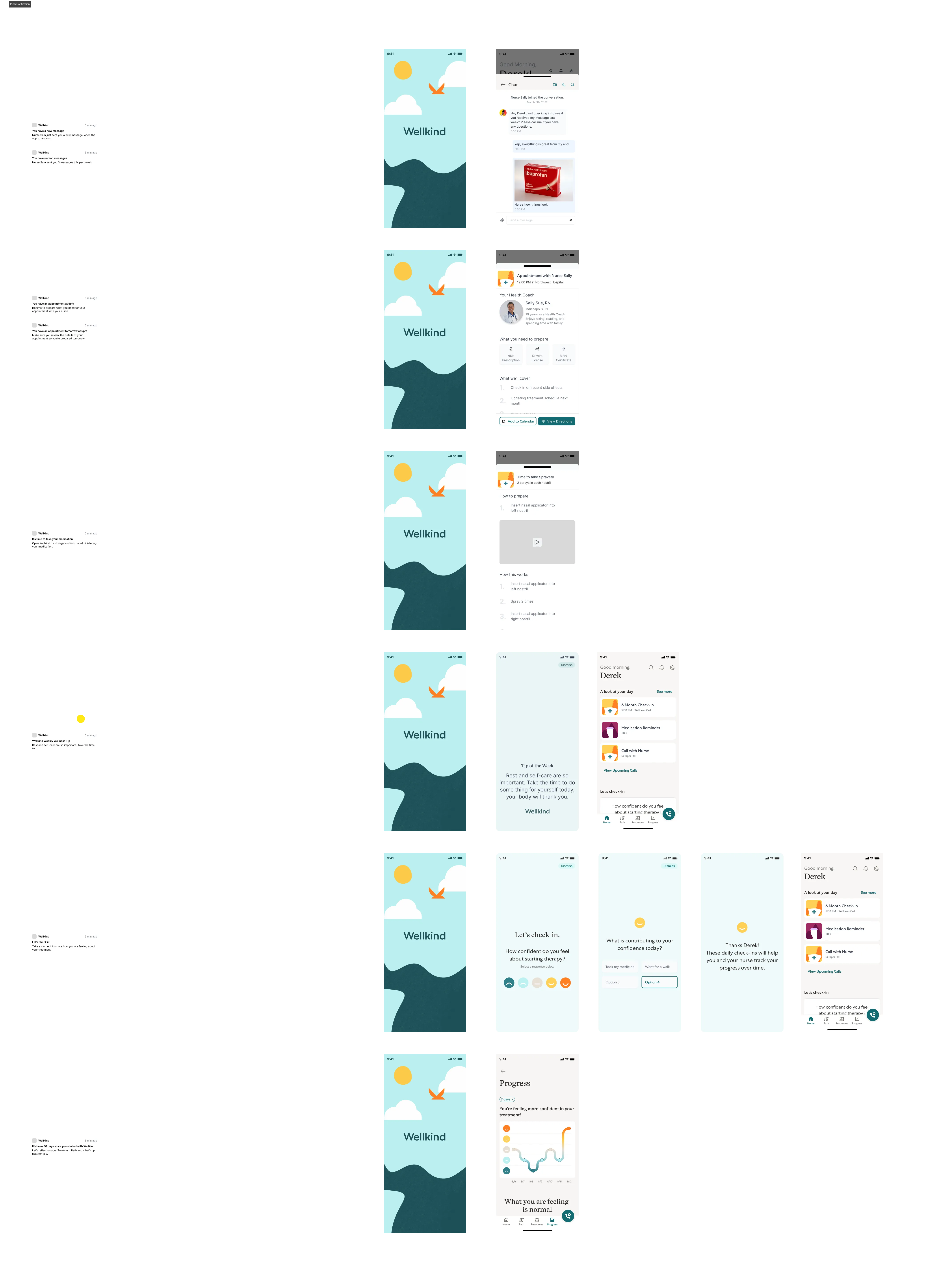 Example of a notification component
